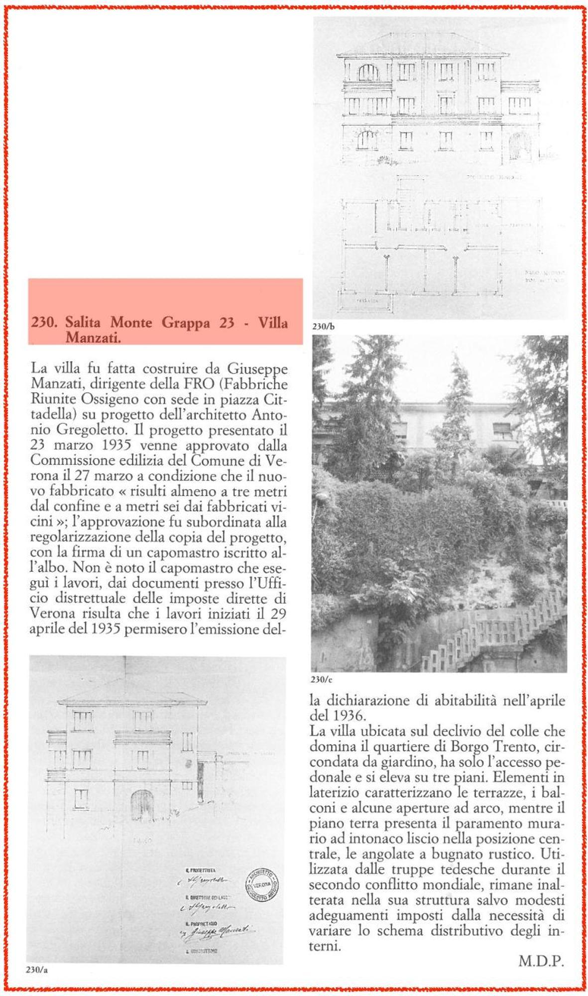 Villa Manzati Verona Exterior foto